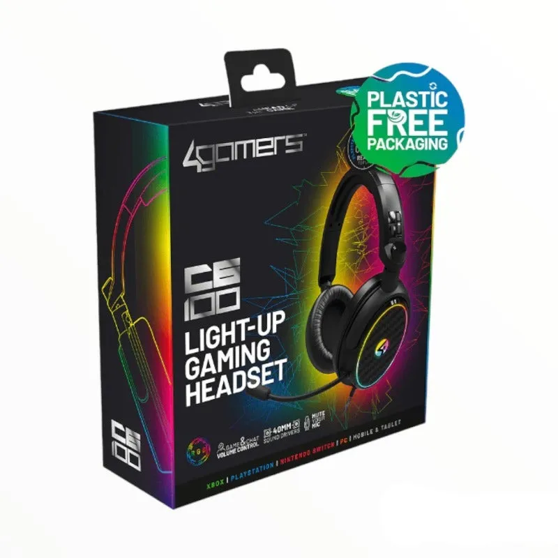 4Gamers C6-100 Light-Up Gaming Headset