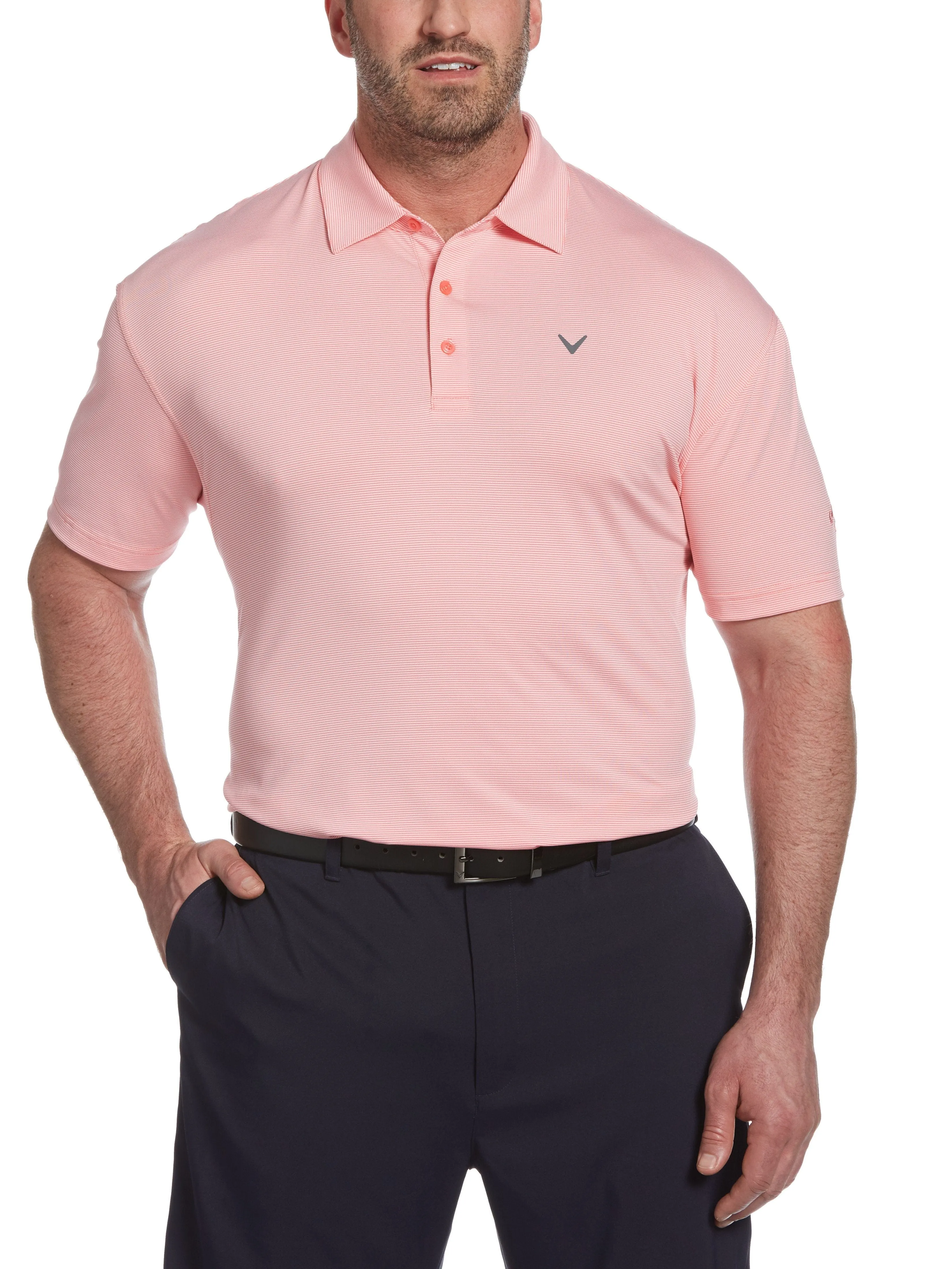 Big & Tall Pro Spin Fine Line Golf Polo