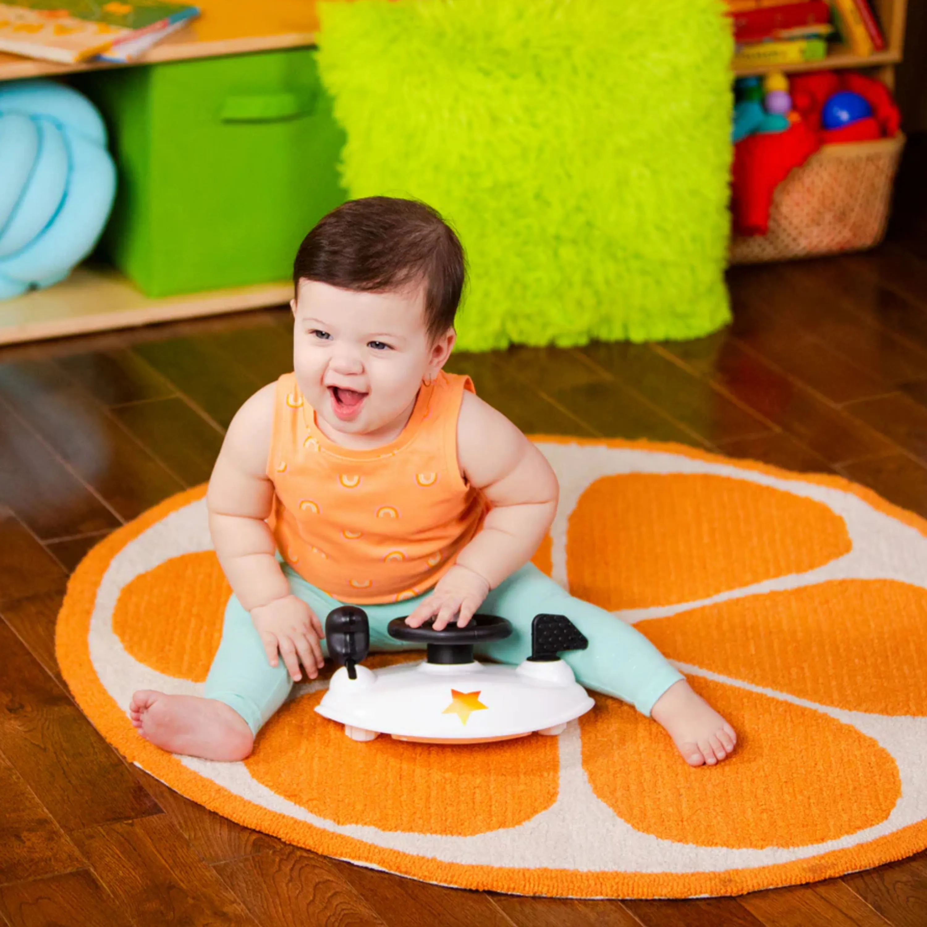Bright Starts Little Speedster 3 in 1 Car Walker Red Racer