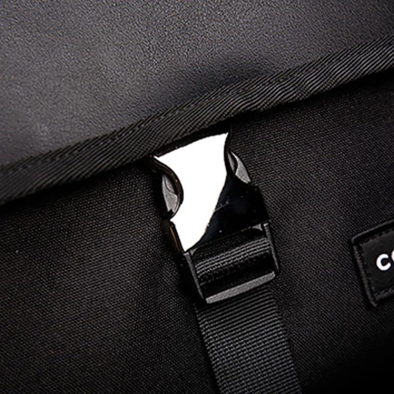 Buckle PU Messenger Bag