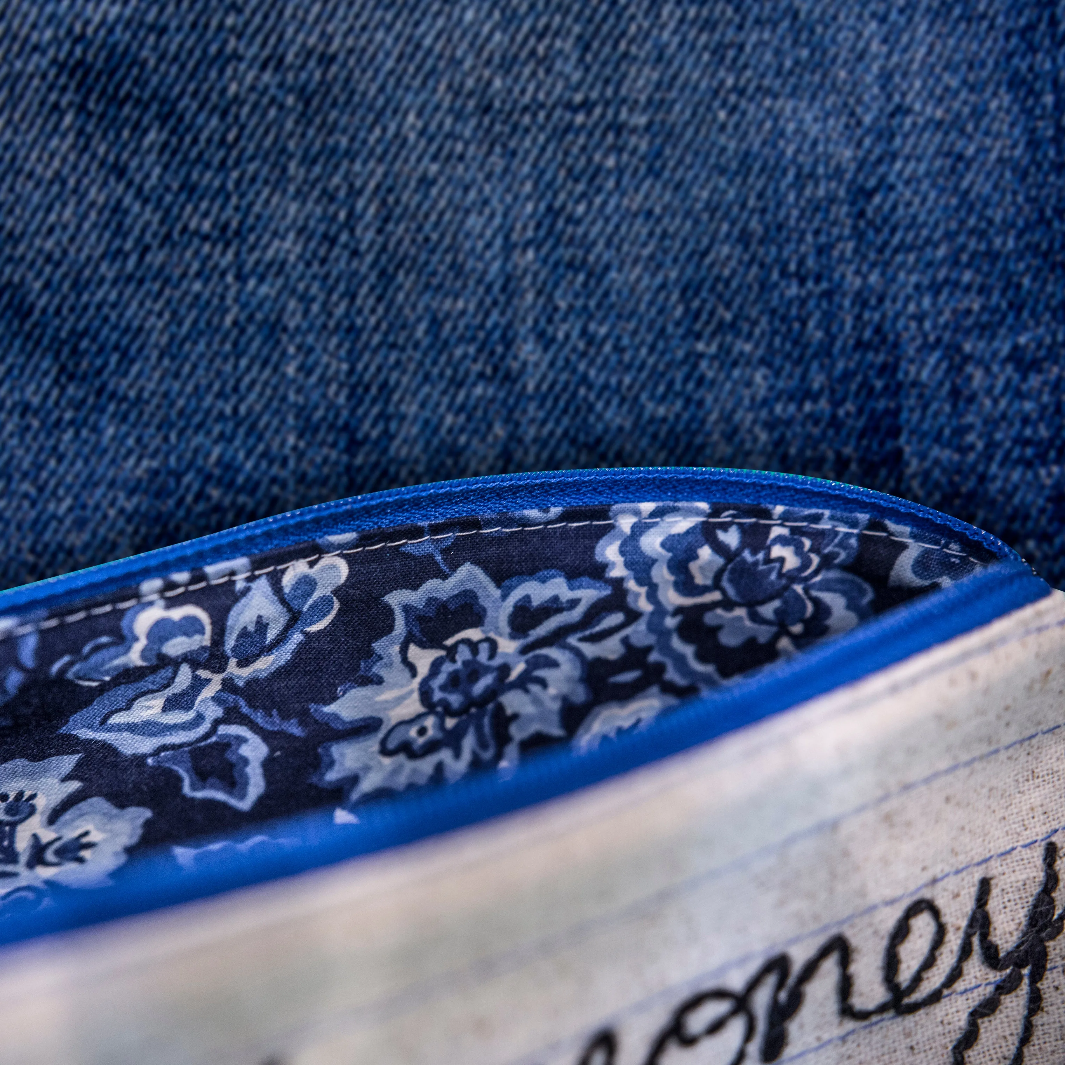 Concert Money Embroidered Pencil Pouch