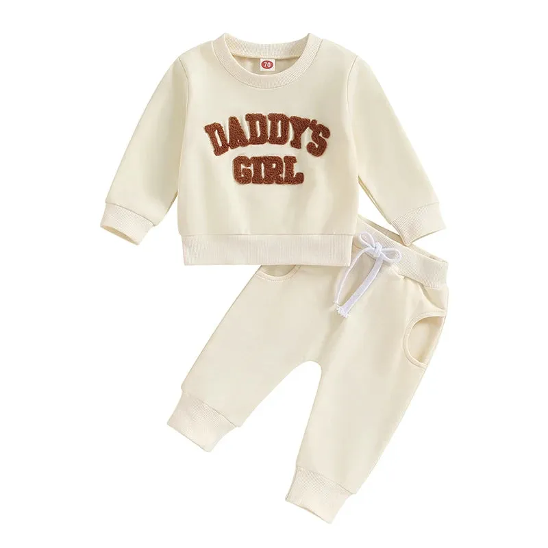 Daddy's Girl Jogger Sweatshirt Set