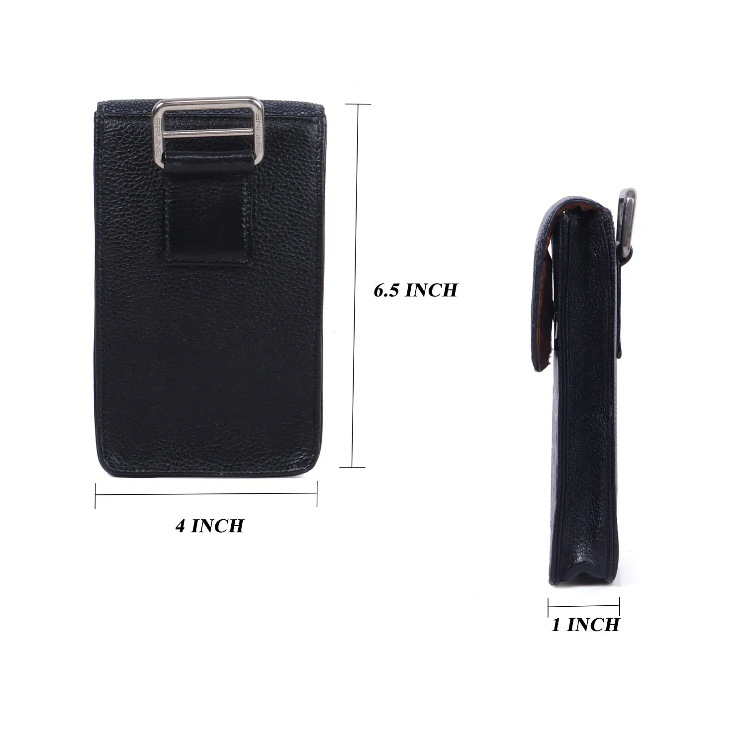 Double Shoulder Harness Side Bag in Stingray Leather