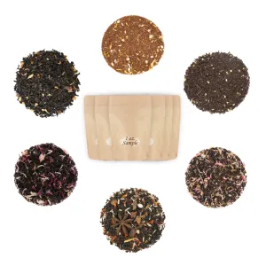 Festive Desserts Tea Sampler - 1 ounce Pouches of 6 Loose Leaf Teas
