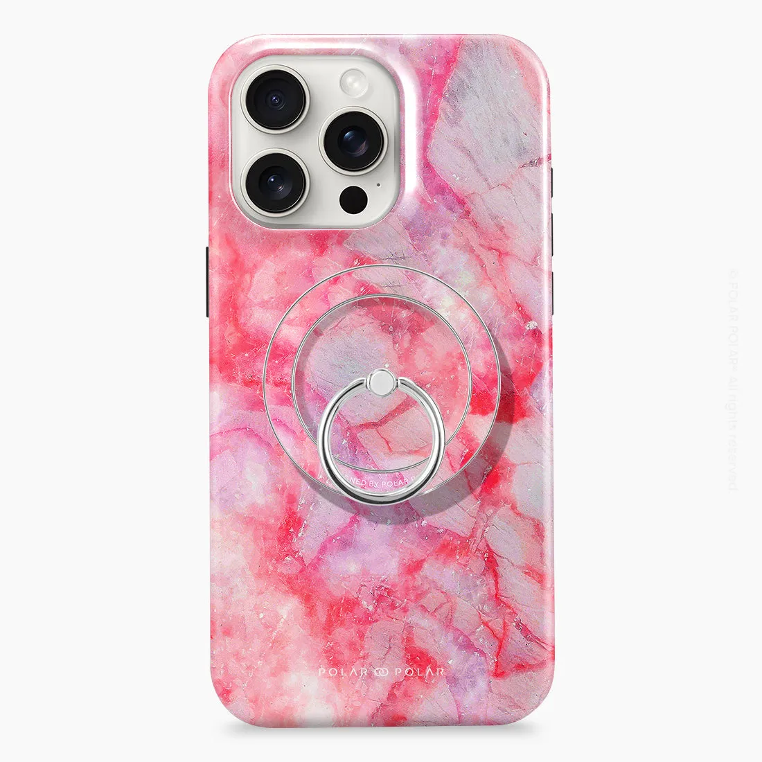 Gloaming Island - Silver MagSafe Phone Grip and Ring Holder Stand