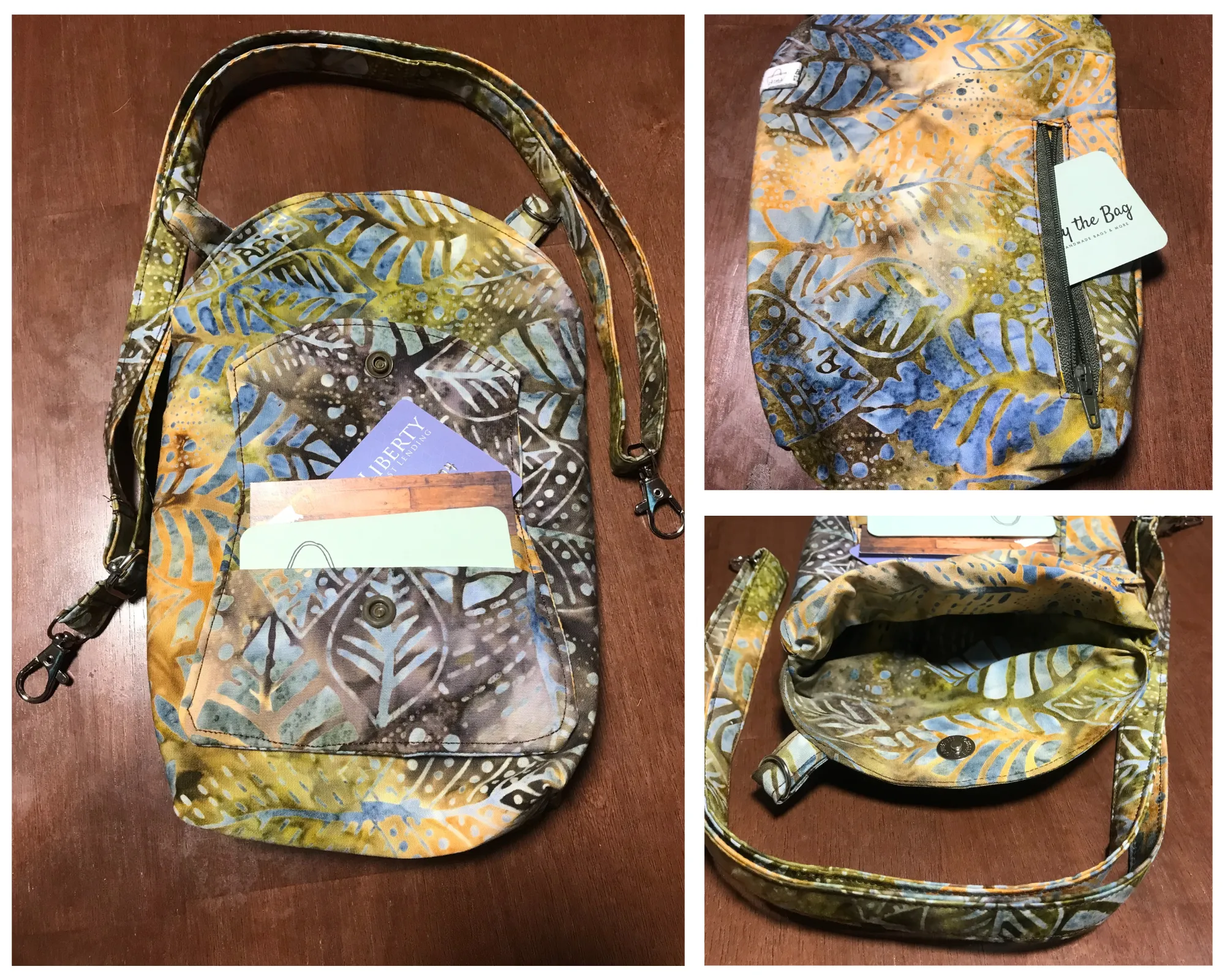 Hand-Crafted Crossbody Phone Bag with Attached Mini Wallet
