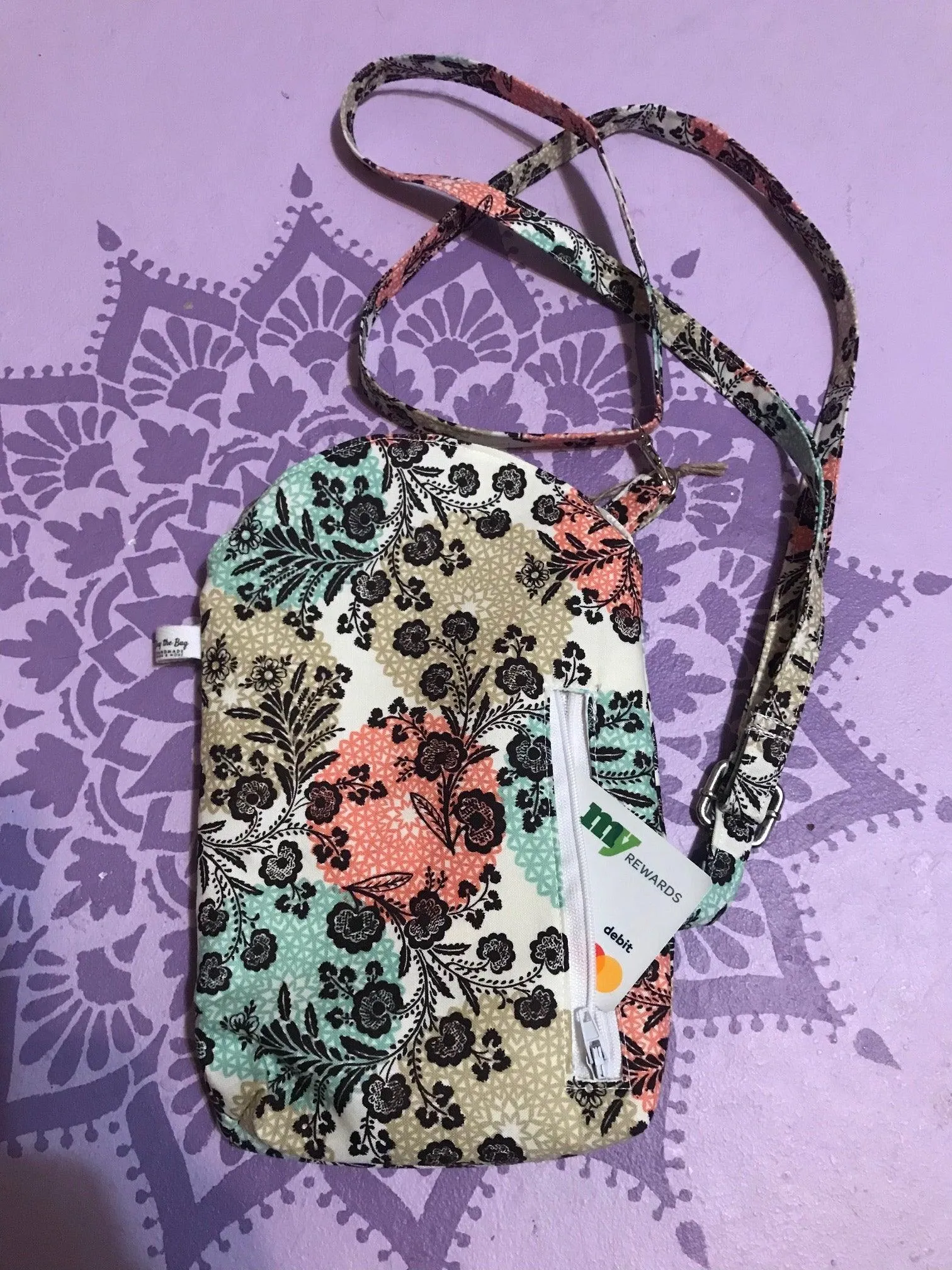Hand-Crafted Crossbody Phone Bag with Attached Mini Wallet