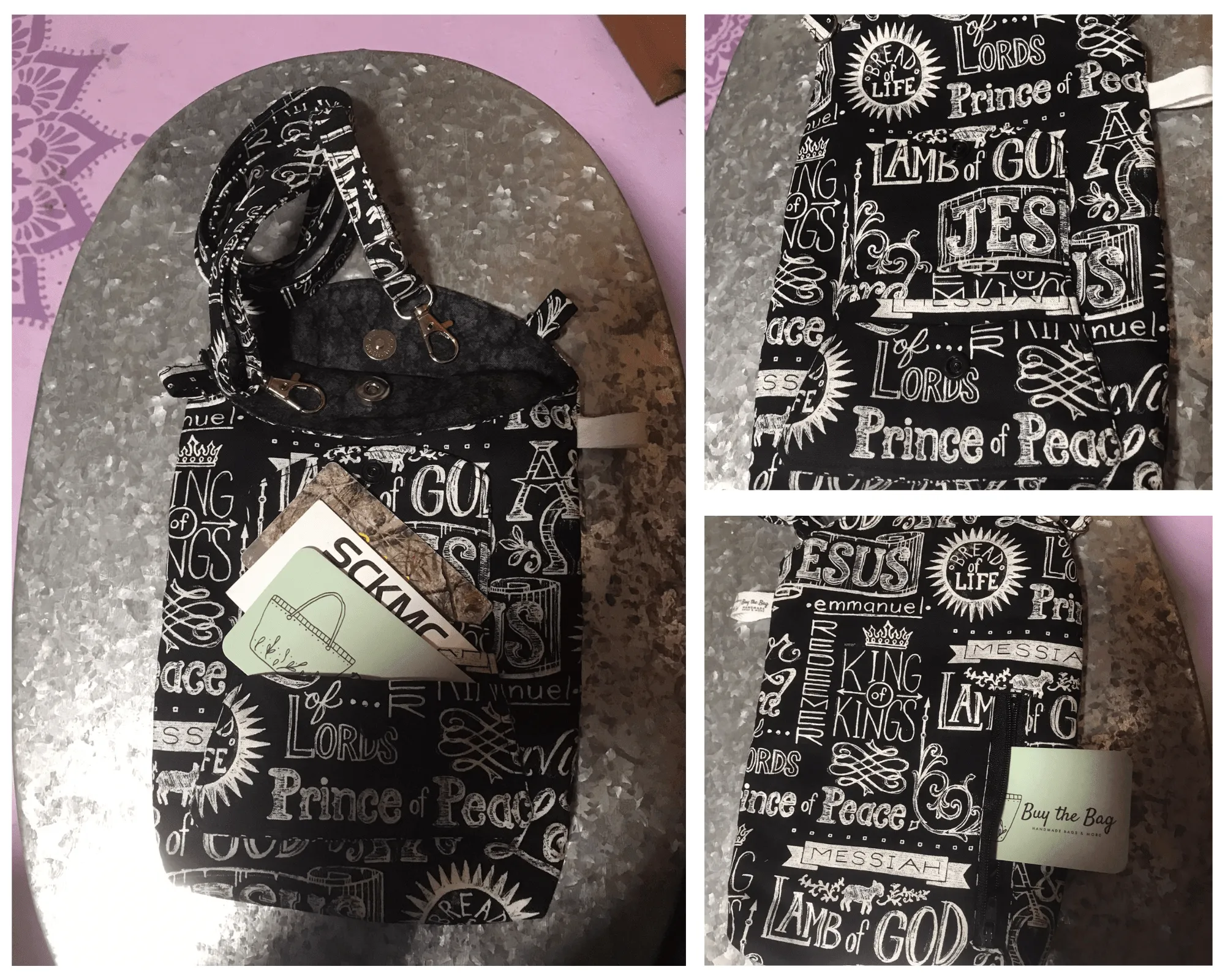 Hand-Crafted Crossbody Phone Bag with Attached Mini Wallet