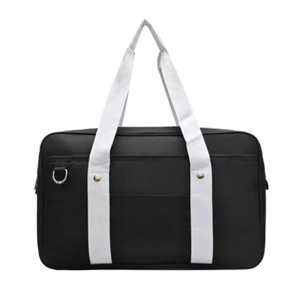 Japanese Heart JK School Uniform Bags Women's Student PU Handbag Cosplay Anime Shoulder Bag Large Capacity Handbags