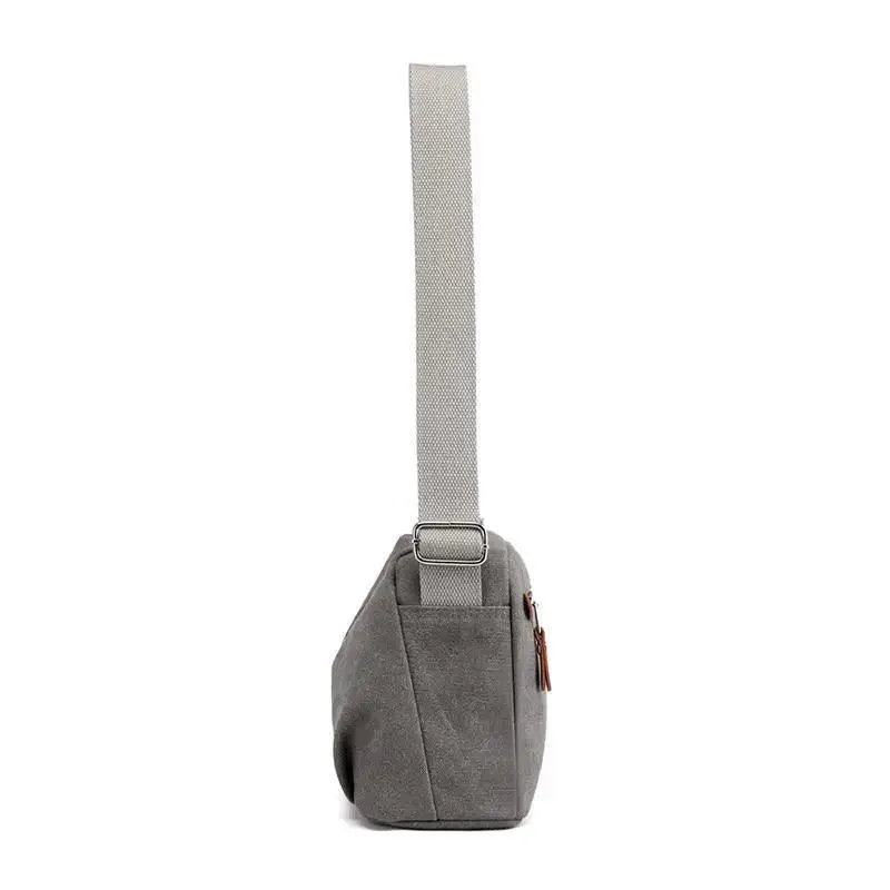 Lavish Style Canvas Crossbody Bag For Women And Girld Travel Bag Lightweighted Casual Shoulder Bag For Females