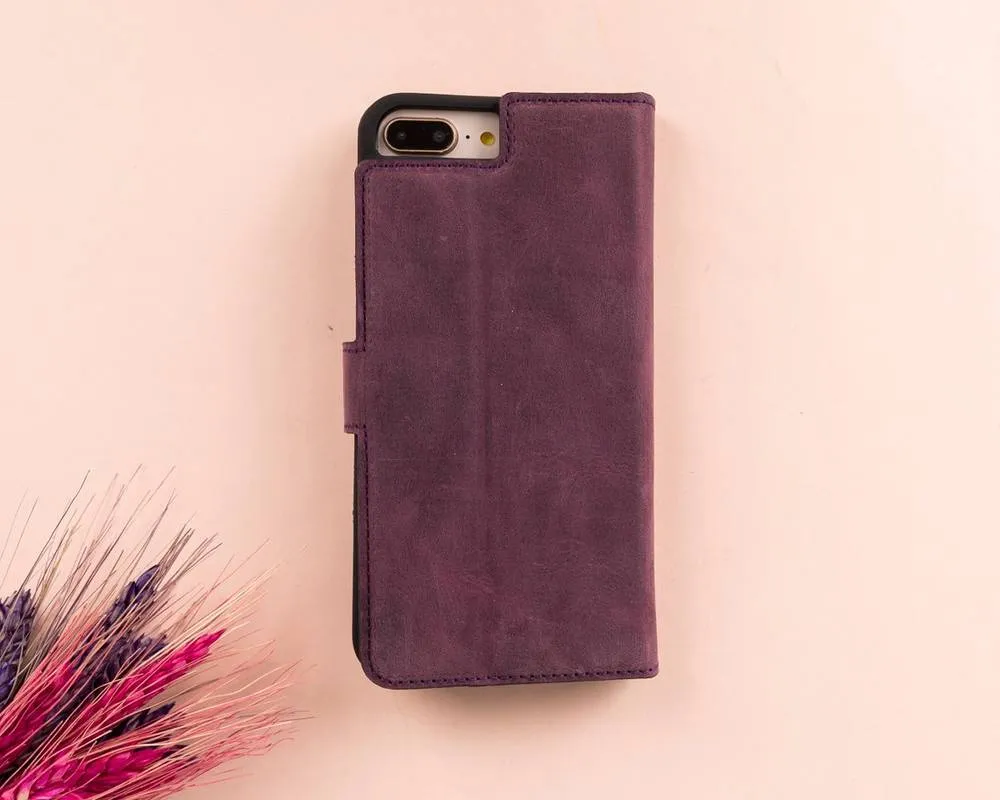 Leather Magnetic Detachable Wallet Case for iPhone 7/8