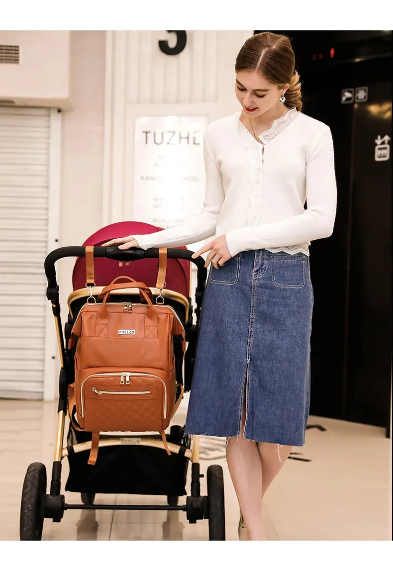 Leather Moms Messenger for Premium collection Bag Price-reduced Vintage Diaper Bag Crossbody