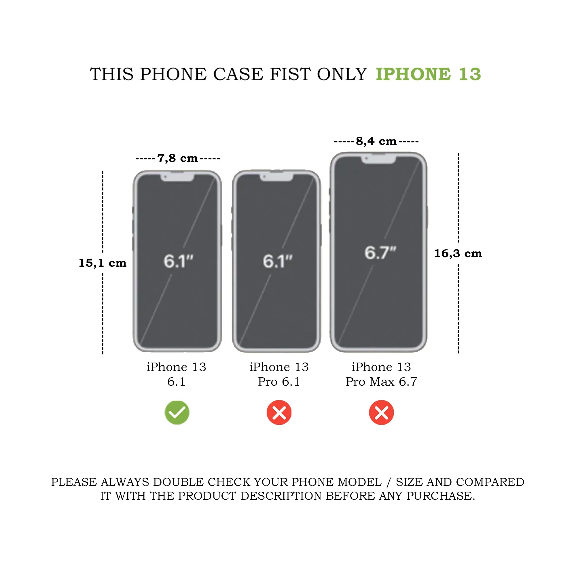 Leather Wallet Case for iPhone 13