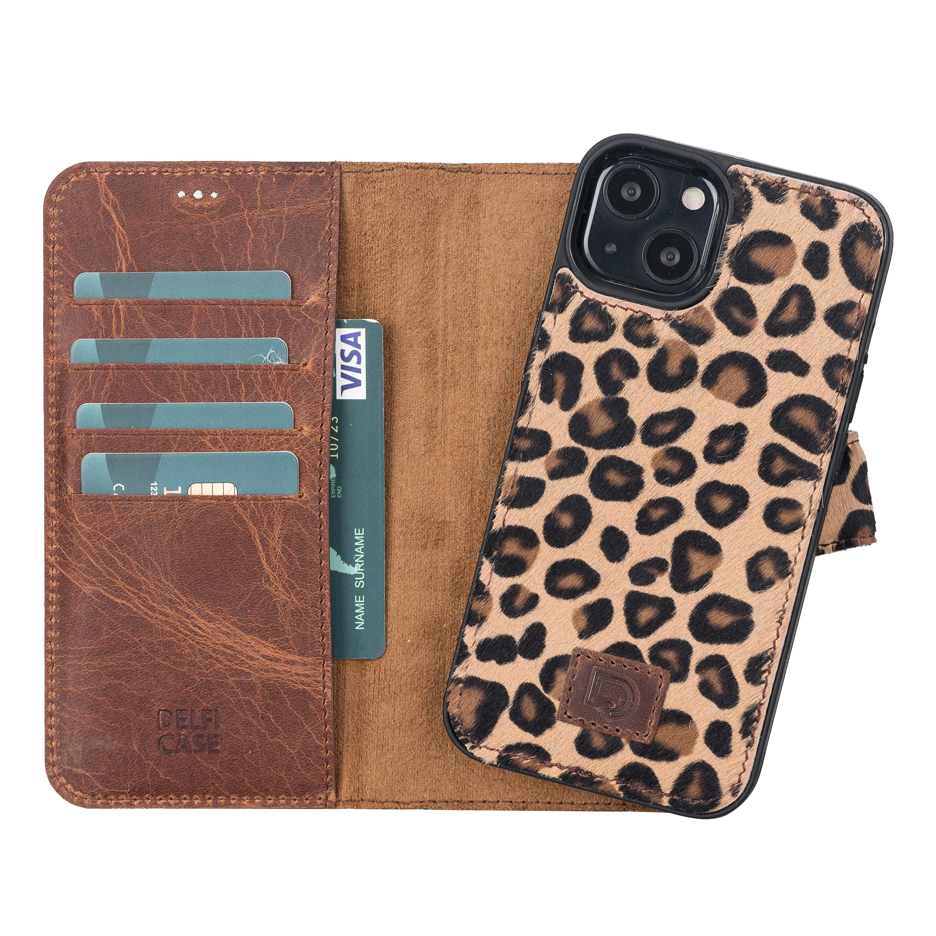 Leather Wallet Case for iPhone 13