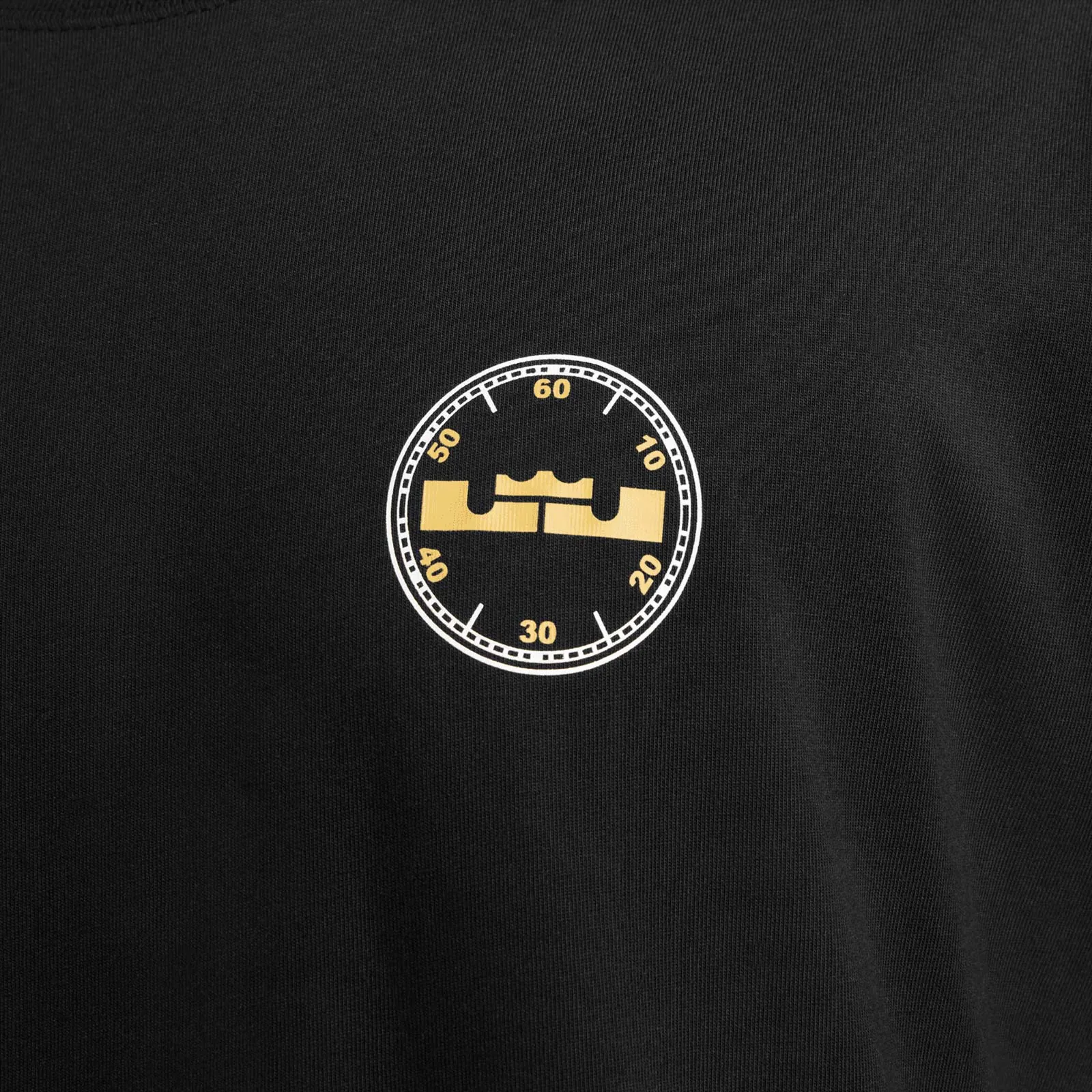 LeBron Father Time Long Sleeve T-Shirt - Black