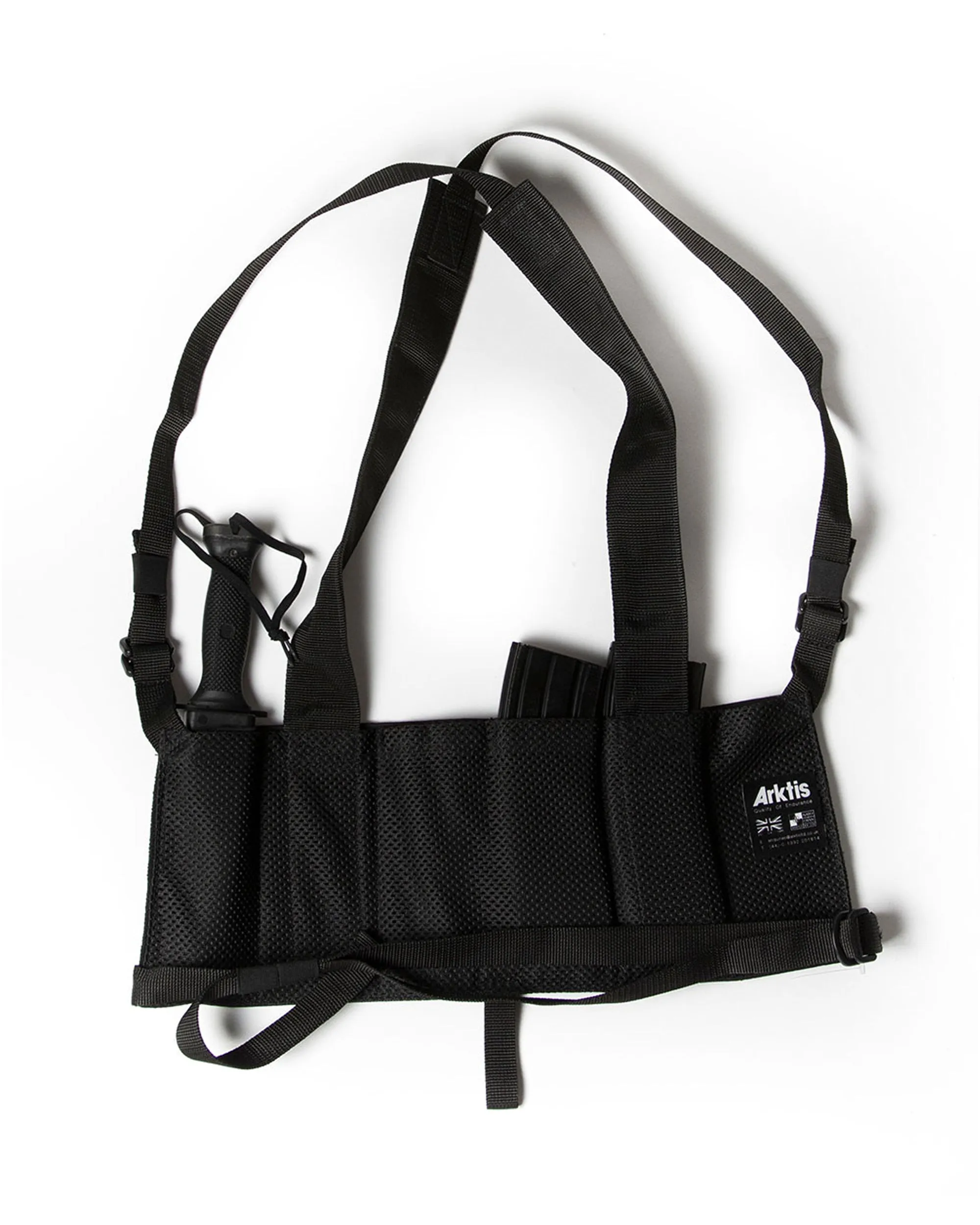 M673 - Covert Elasticated Mag Rig - Black