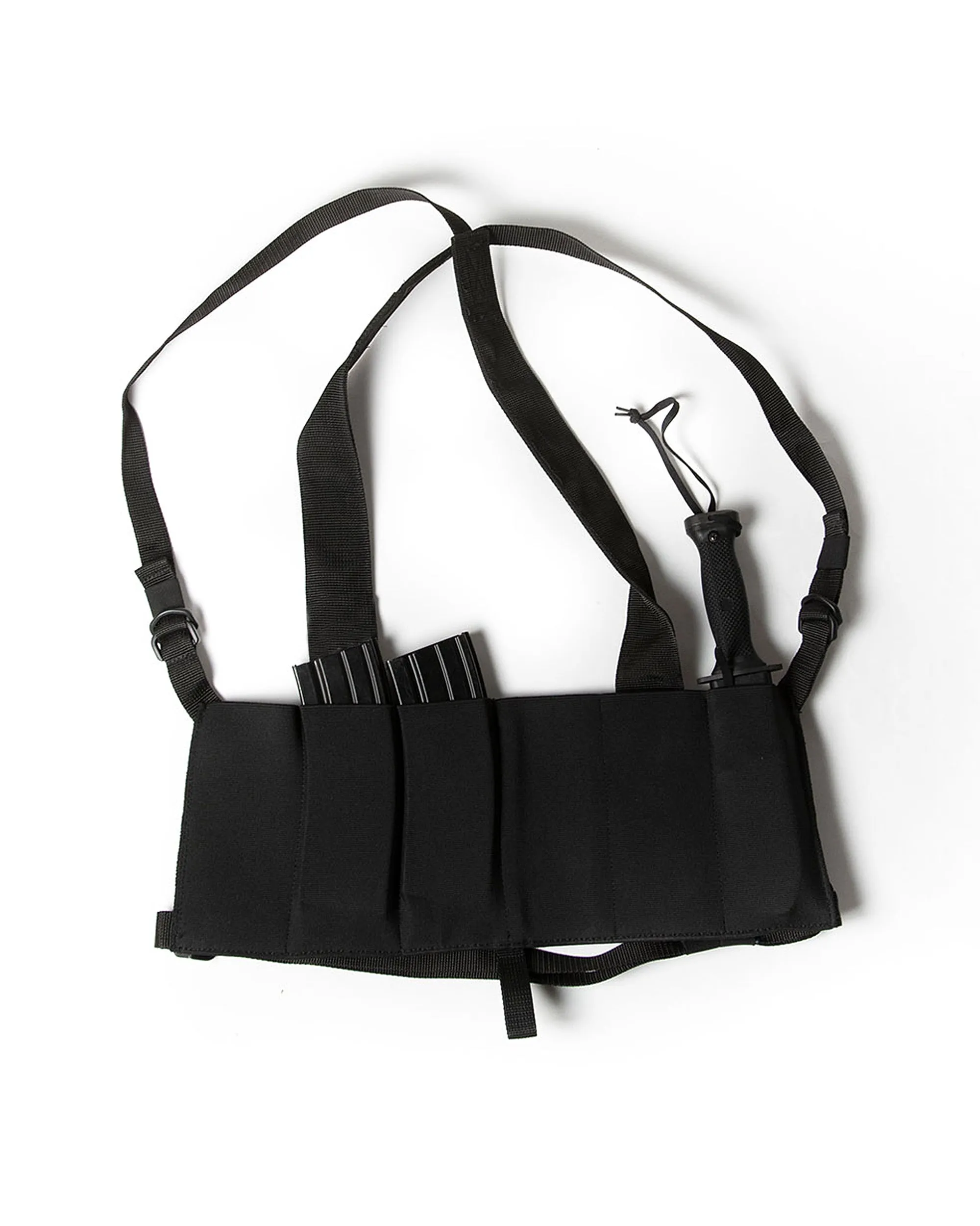 M673 - Covert Elasticated Mag Rig - Black