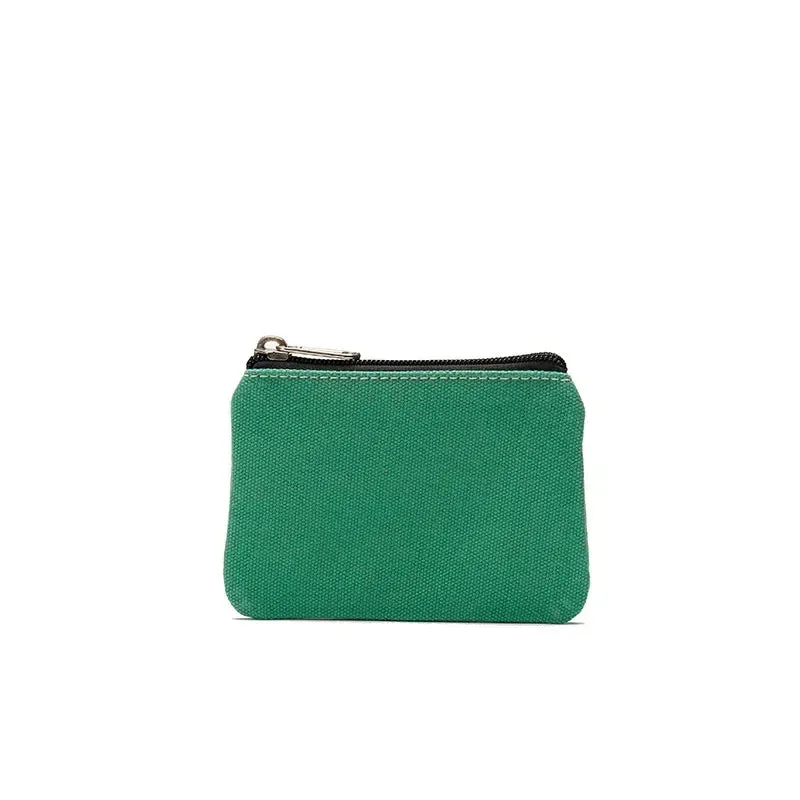 New DIY Canvas Coin Purse Simple Fabric Small Coin Pouch Change Purse Portable Cotton Card Holder Storage Bag Mini Wallet