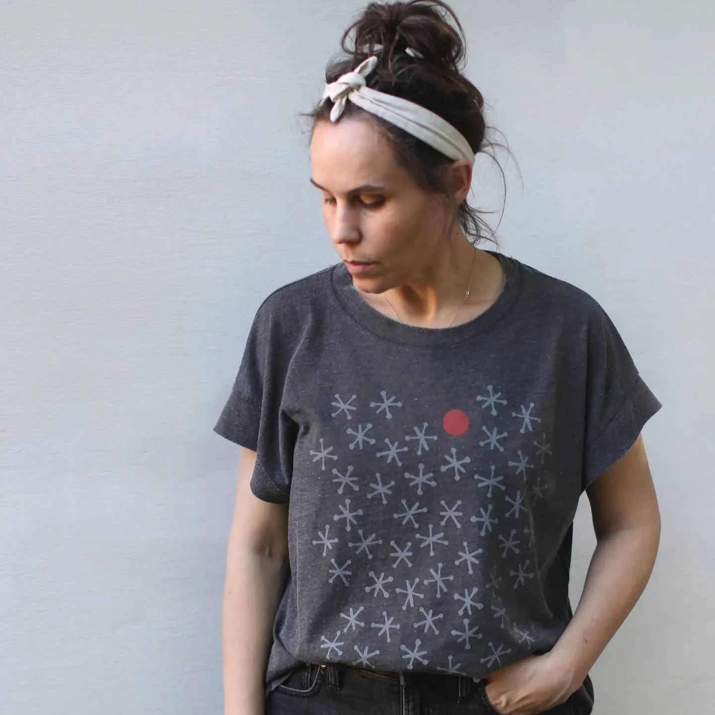 NEW! Retro Mid Century Modern Jacks Game Boxy Tee in Black by Blackbird Supply Co.