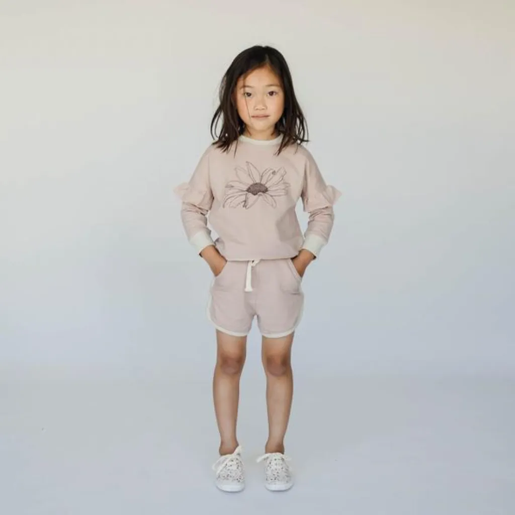 Organic Frill Daisy Sweatshirt
