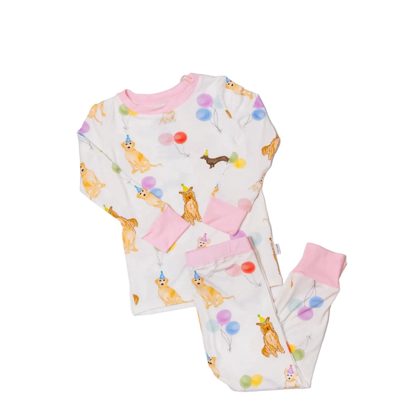 Pajama Set | Pink Dog Party