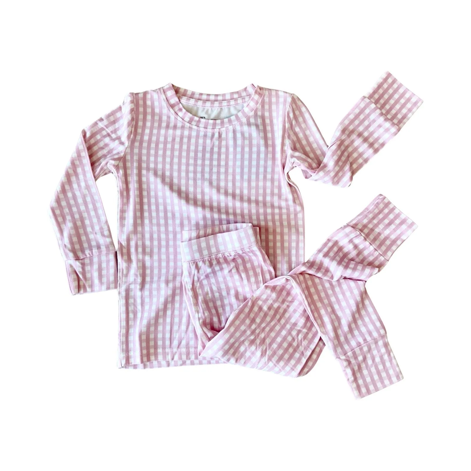 Pajama Set | Pink Gingham