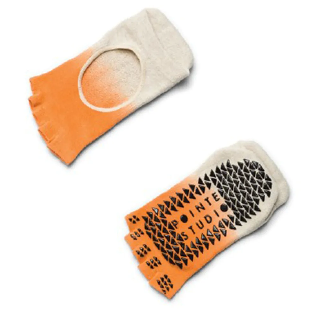 Pointe Studio Avery Toeless Grip Strap - Oatmeal Orange
