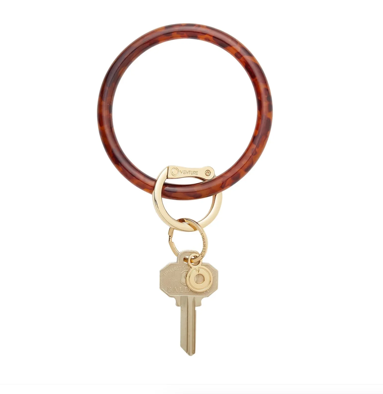 Resin Big O® Key Ring - Tortoise