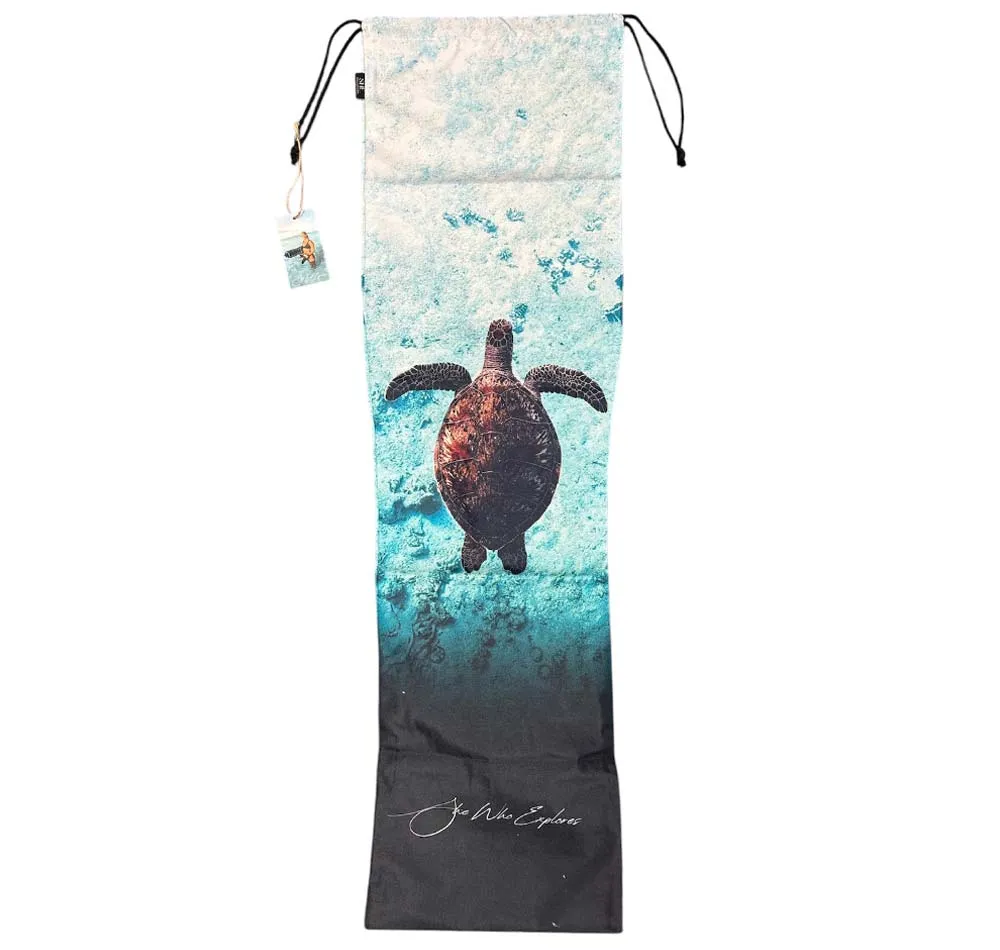 'She Who Explores' Sea Turtle Fin Bag