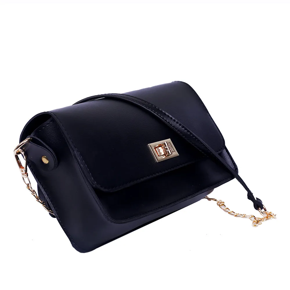 Siri Black Crossbody Bag
