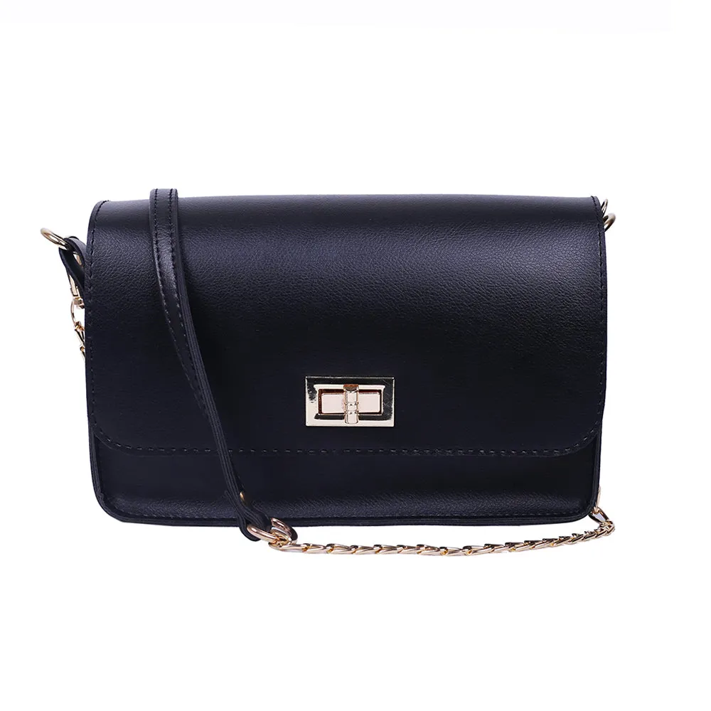 Siri Black Crossbody Bag