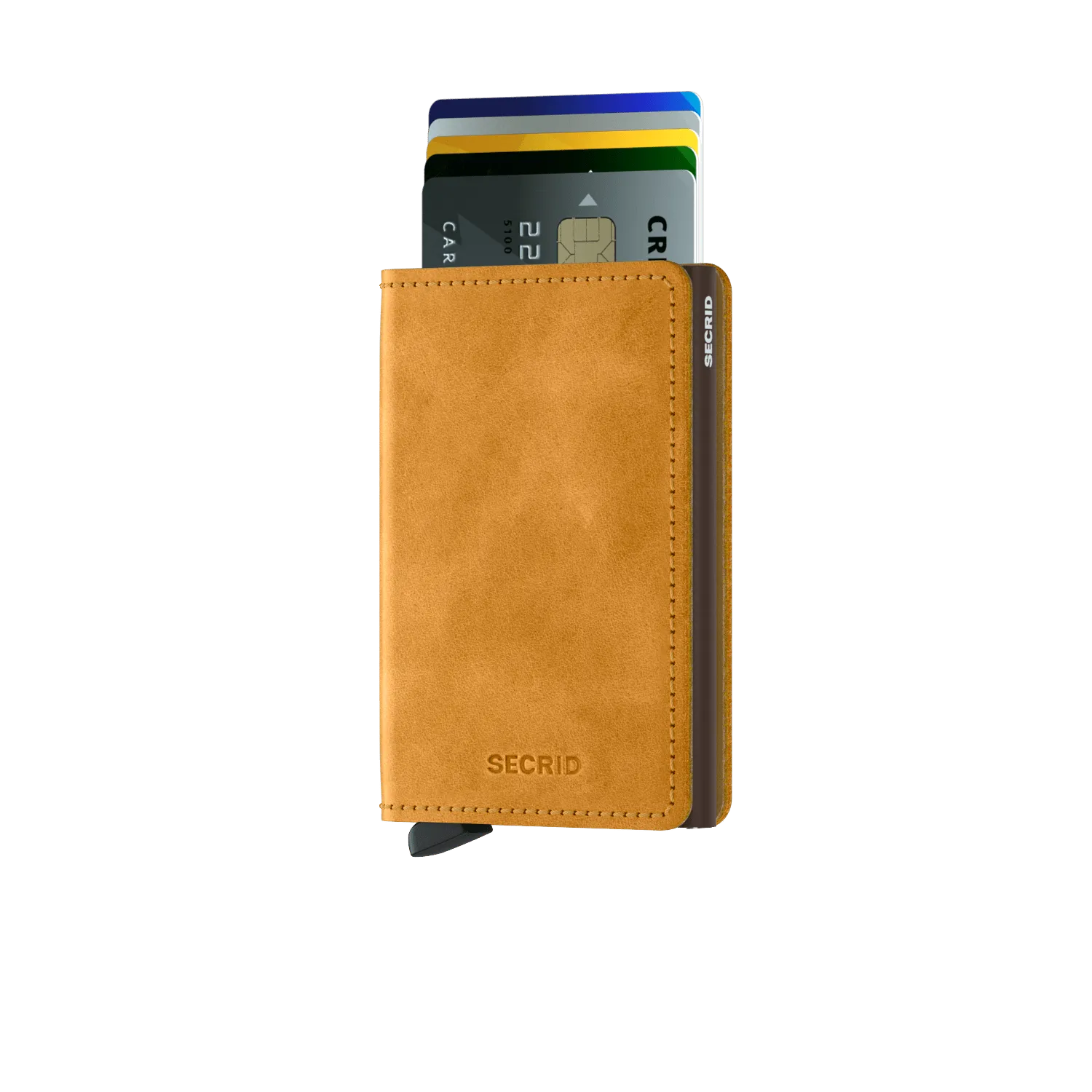 Slimwallet Vintage Ochre RFID Secure