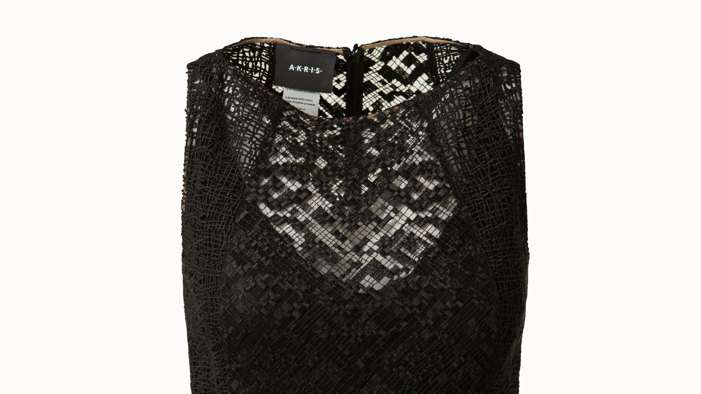 Techno Embroidery Patchwork Apron Gown