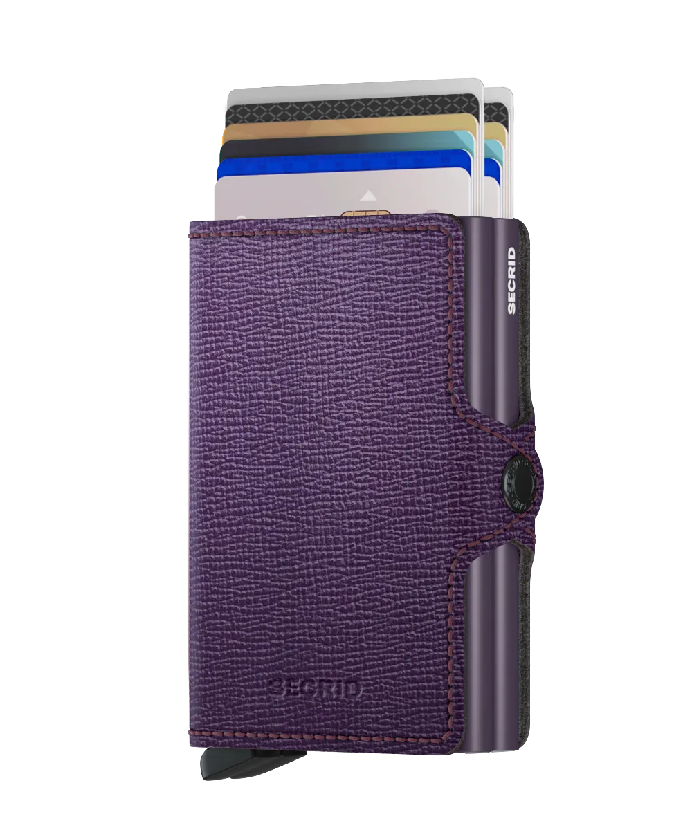 Twinwallet Crisple Purple RFID Secure