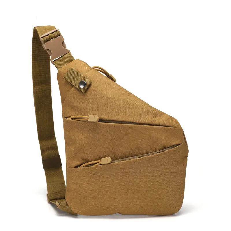 Vegan Waterproof Utility Crossbody Shoulder Bag (Medium capacity)