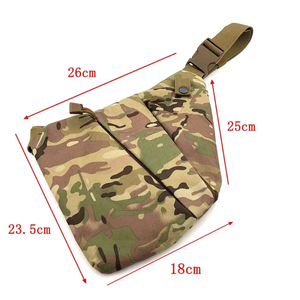 Vegan Waterproof Utility Crossbody Shoulder Bag (Medium capacity)