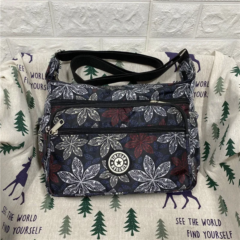 Women's Charming Durable Flower Cloth Canvas Shoulder Bags