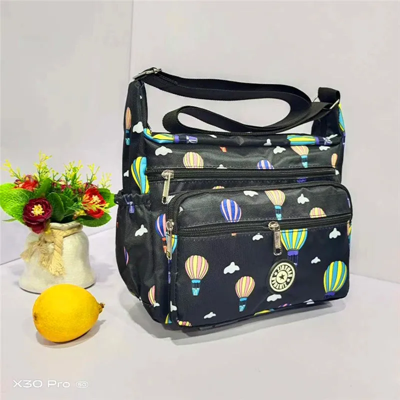 Women's Charming Durable Flower Cloth Canvas Shoulder Bags